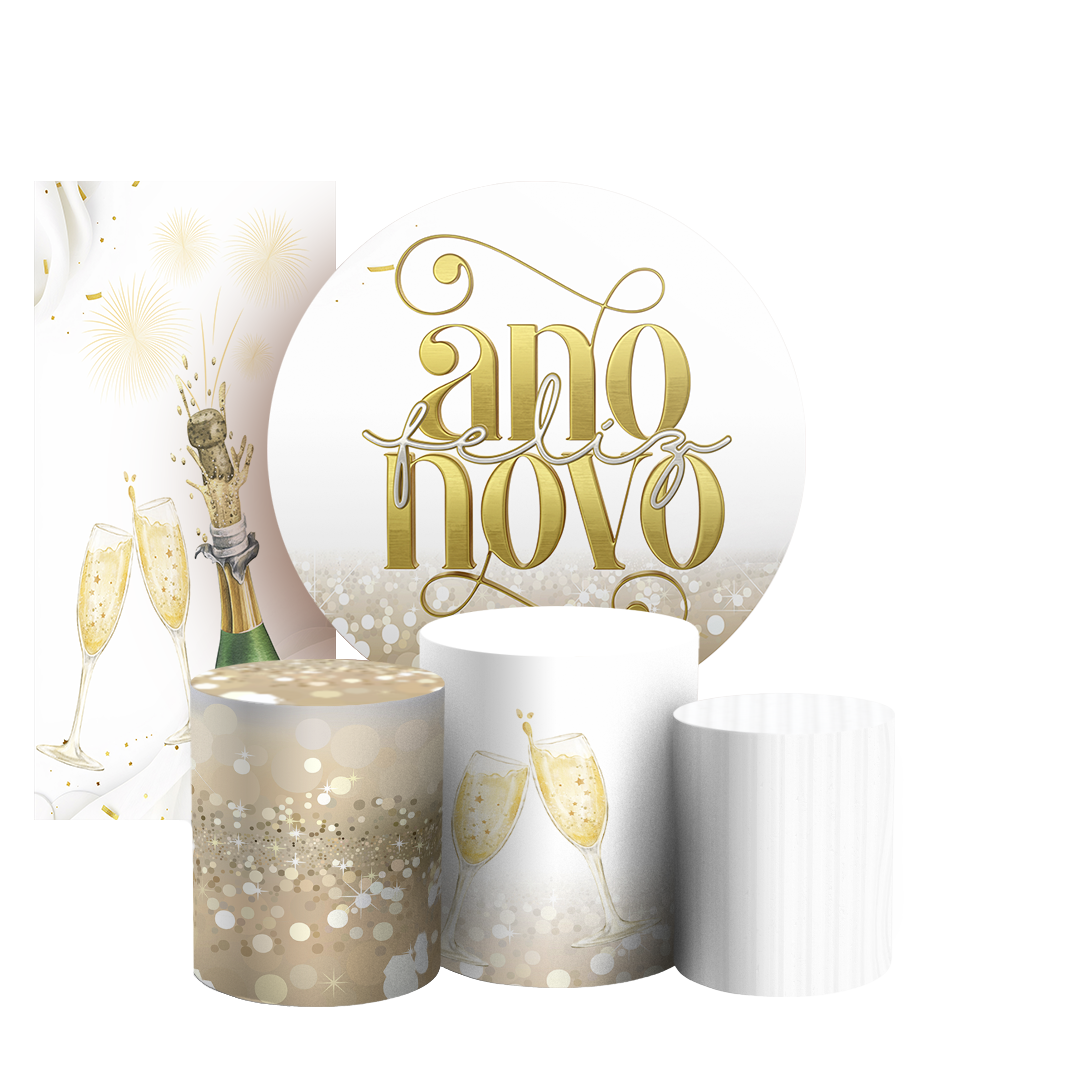 Arte Digital Painel de Festa - Ano Novo 803615