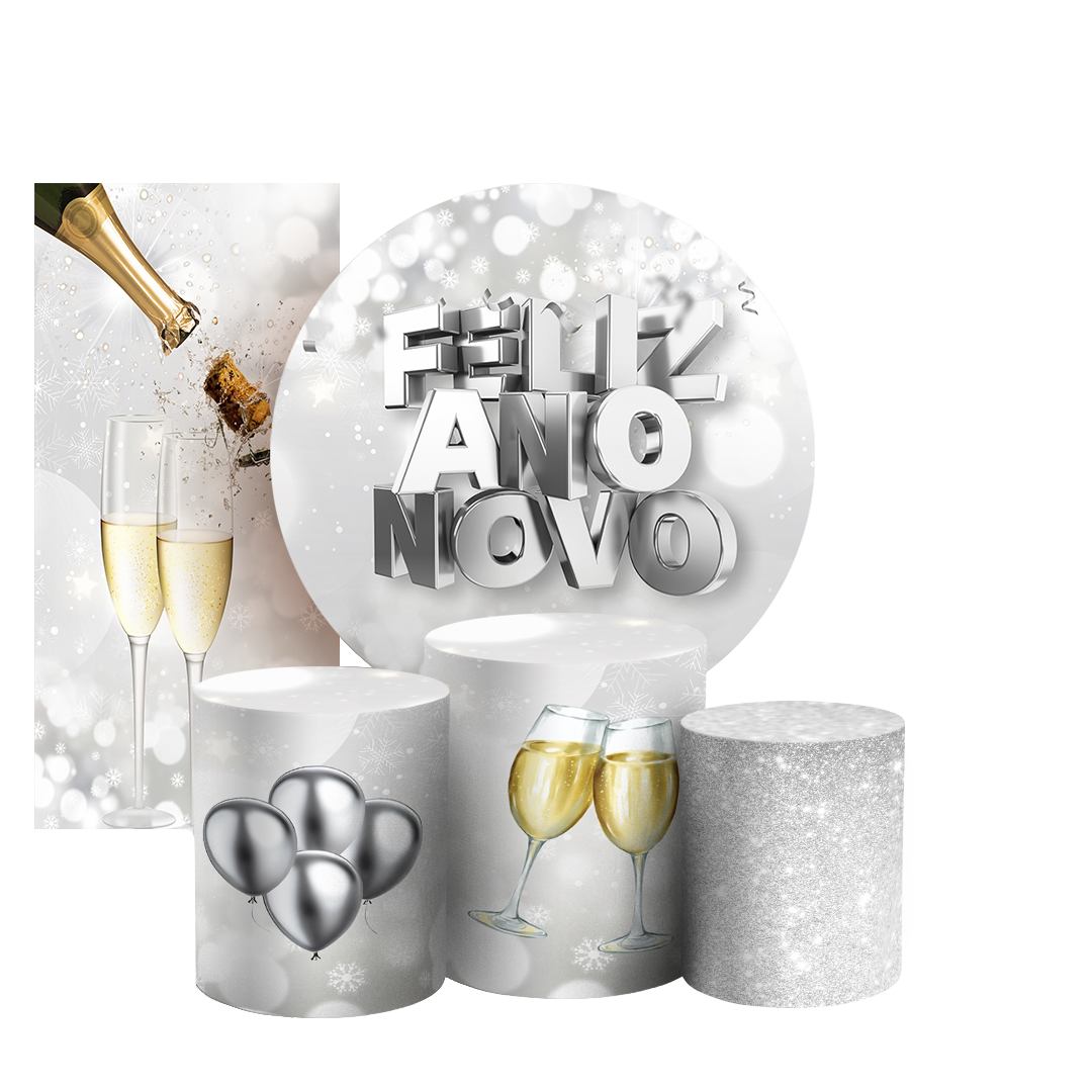 Arte Digital Painel de Festa - Ano Novo 803617