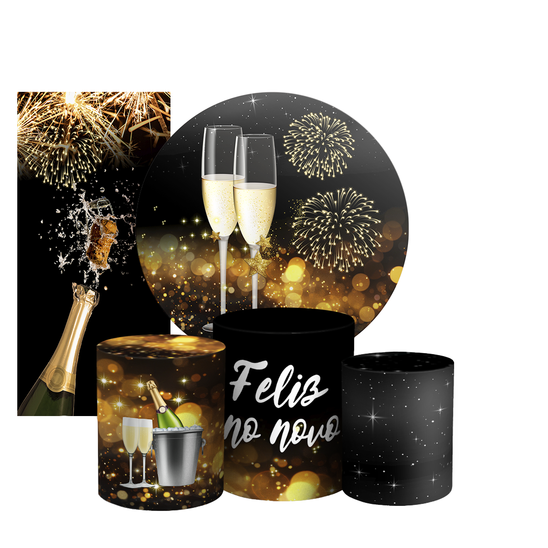 Arte Digital Painel de Festa - Ano Novo 803618