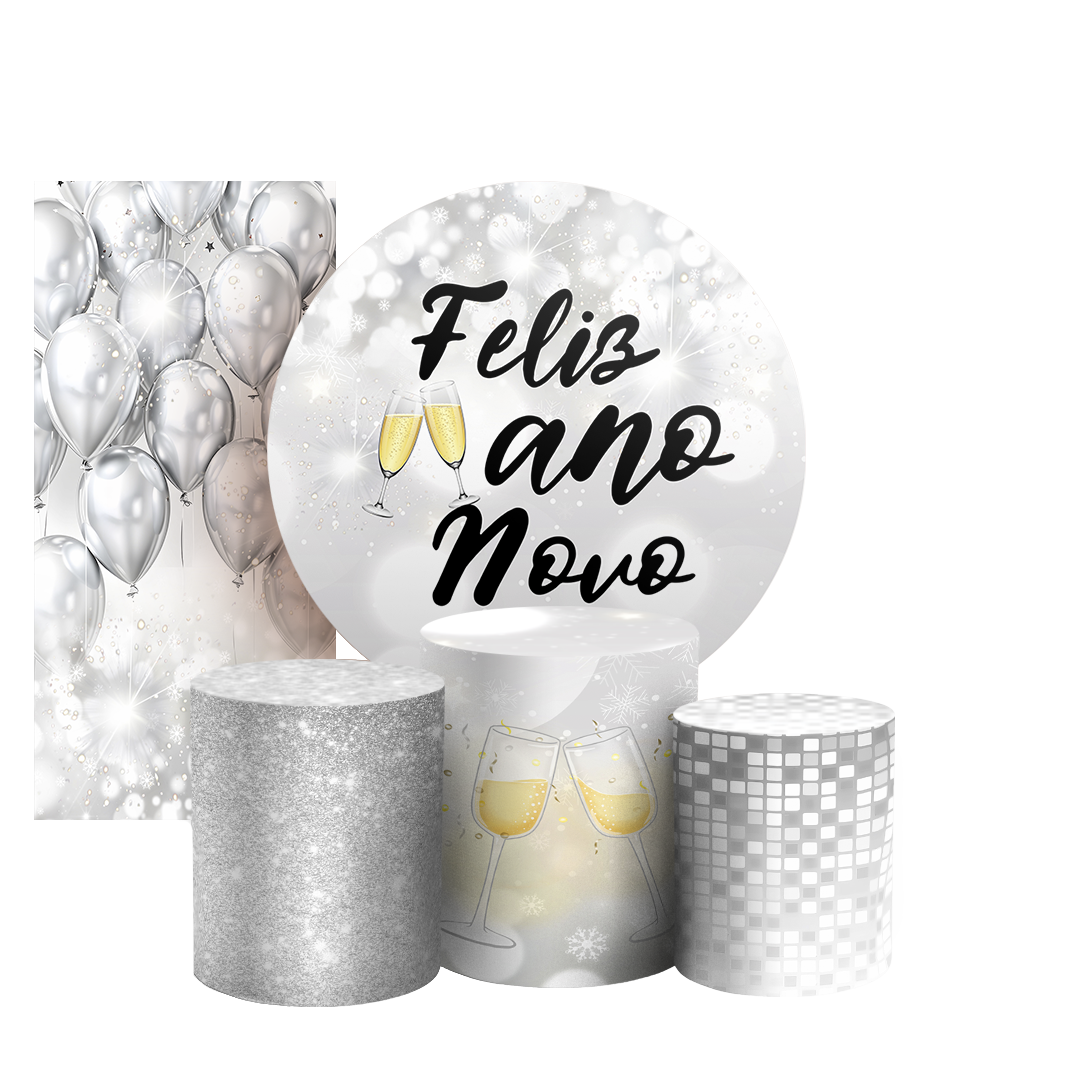 Arte Digital Painel de Festa - Ano Novo 803619