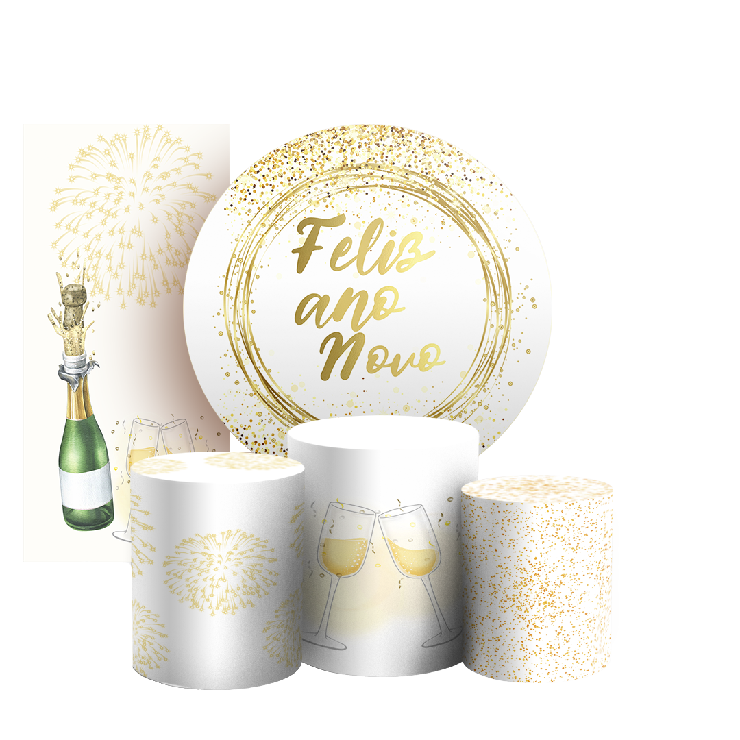 Arte Digital Painel de Festa - Ano Novo 803623