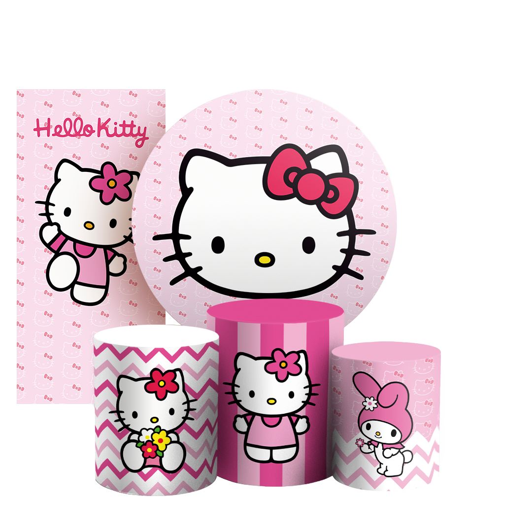 Arte Digital Painel de Festa - Hello Kitty 803689