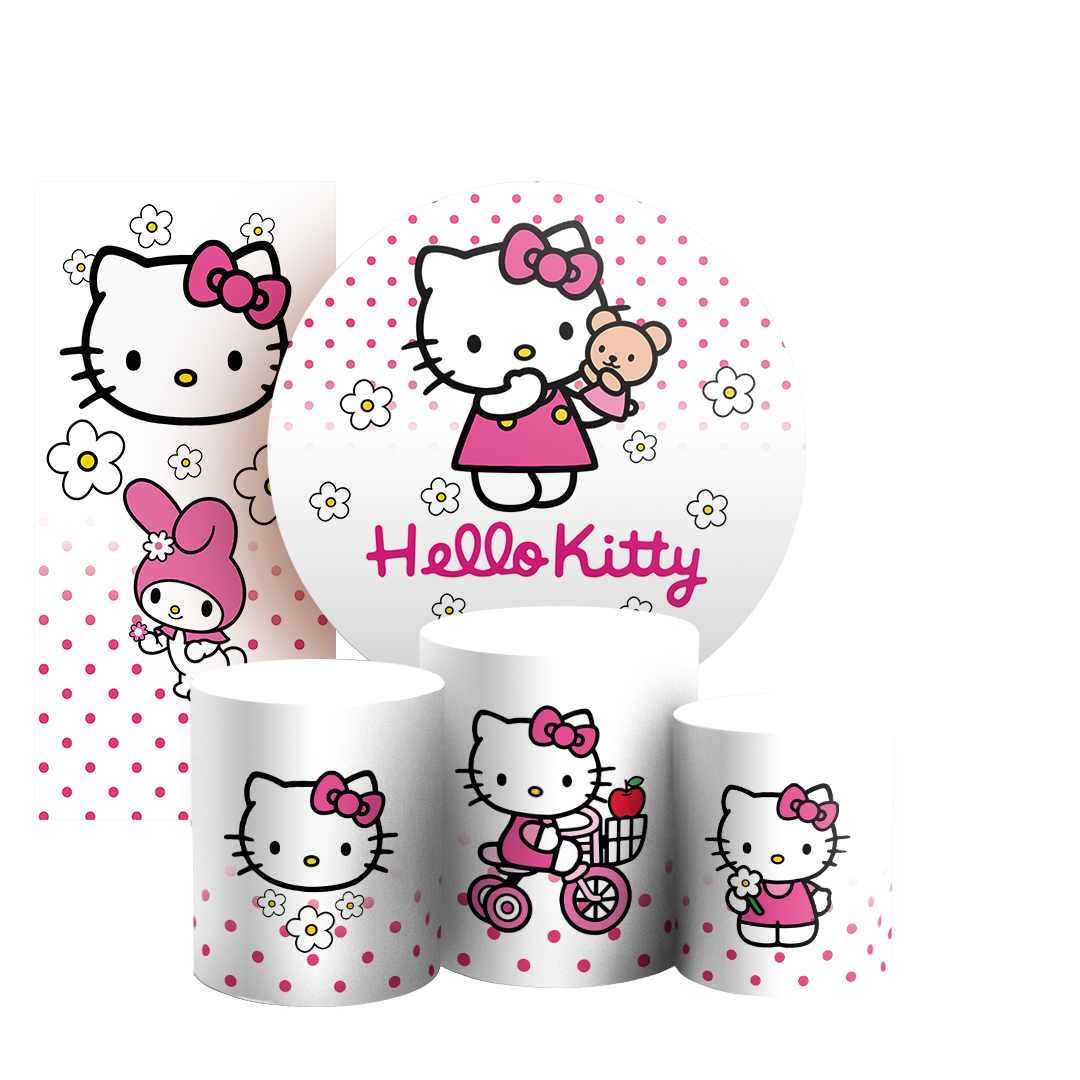 Arte Digital Painel de Festa - Hello Kitty 803694