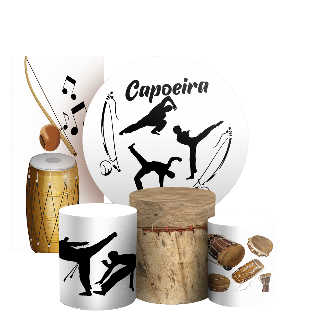 Arte Digital Painel de Festa - Capoeira 803789