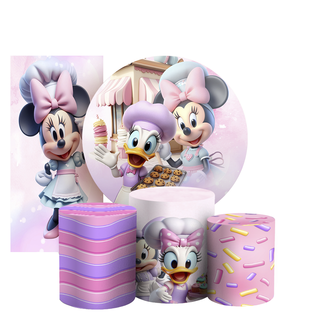 Arte Digital Painel de Festa - Minnie Confeitaria 803802