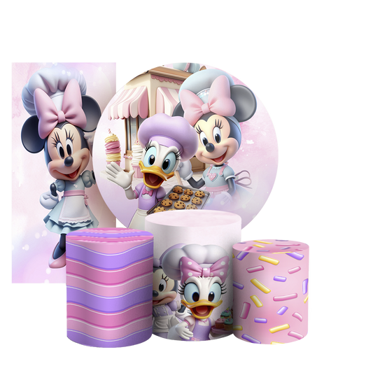 Arte Digital Painel de Festa - Minnie Confeitaria 803802