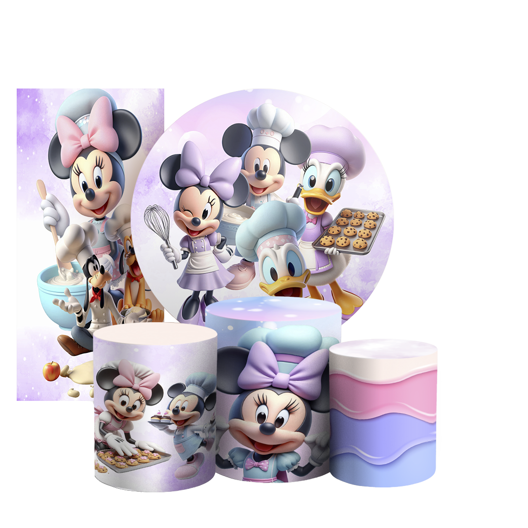 Arte Digital Painel de Festa - Minnie Confeitaria 803803