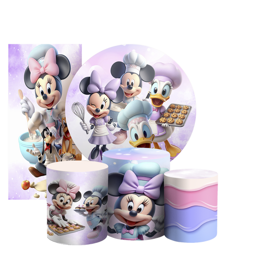 Arte Digital Painel de Festa - Minnie Confeitaria 803803