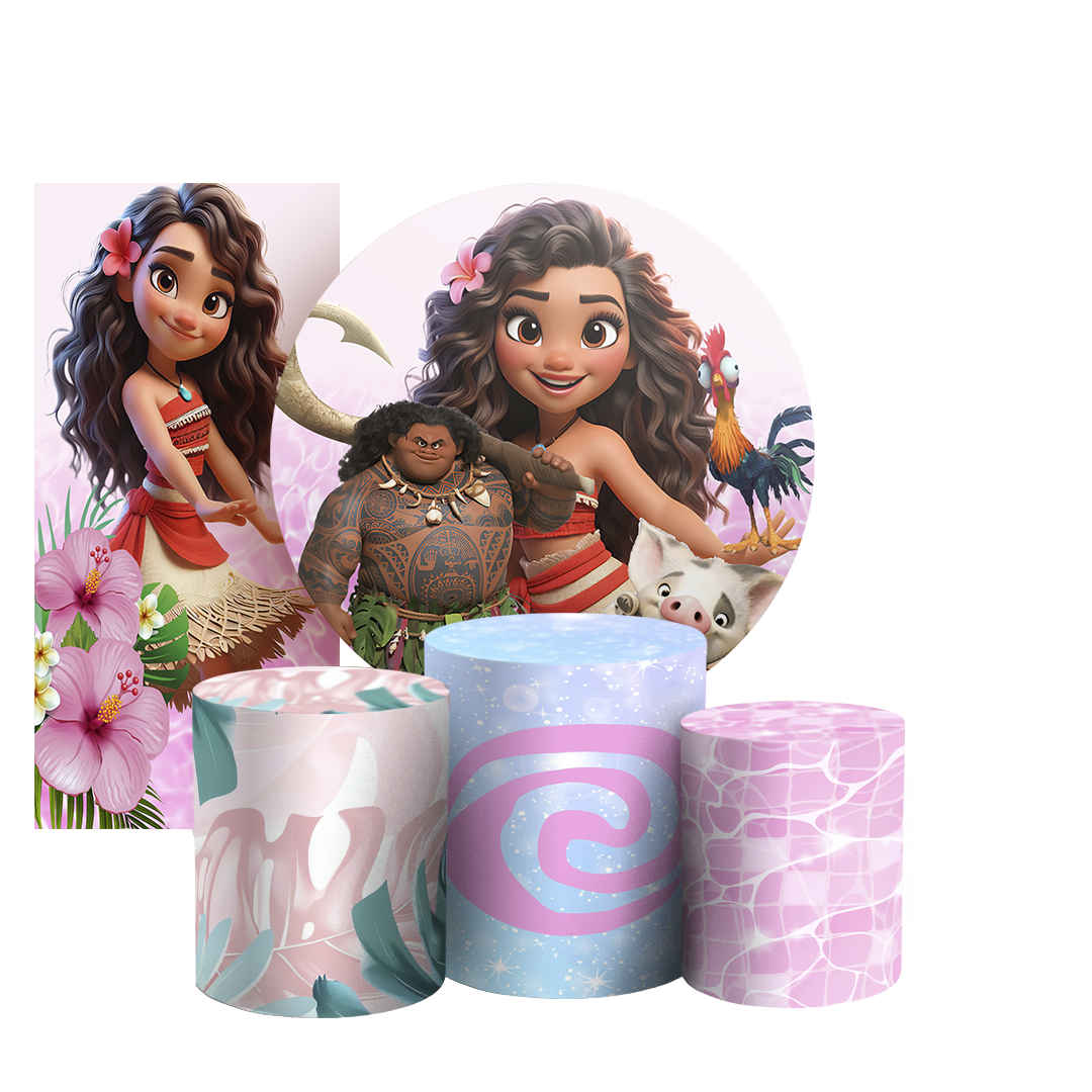 Arte Digital Painel de Festa - Moana 803809