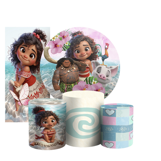 Arte Digital Painel de Festa - Moana 803813