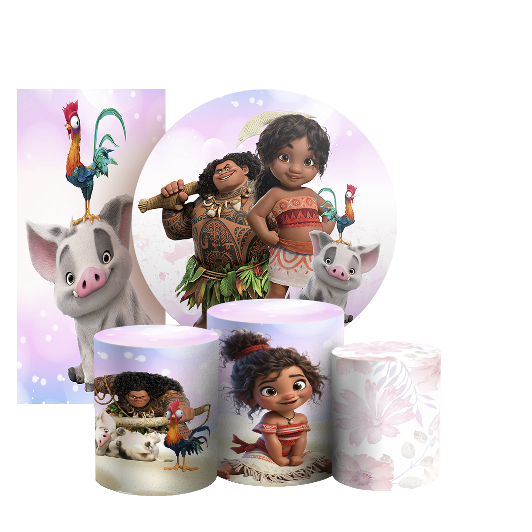 Arte Digital Painel de Festa - Moana 803814