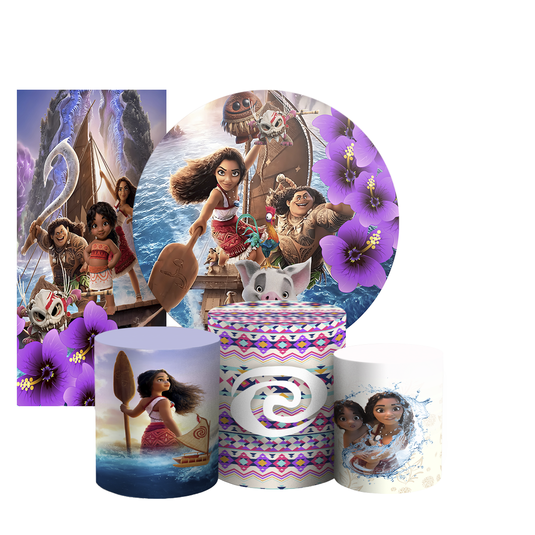 Arte Digital Painel de Festa - Moana 803815