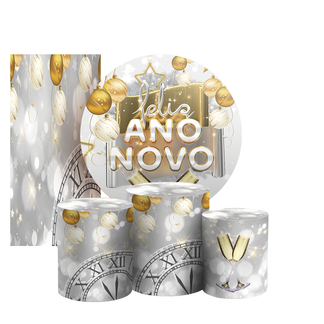 Arte Digital Painel de Festa - Ano Novo 803859