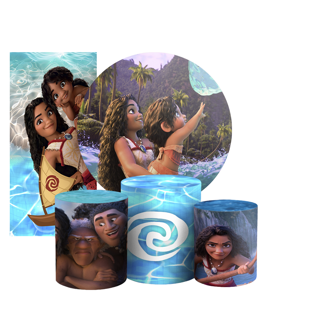 Arte Digital Painel de Festa - Moana 803865