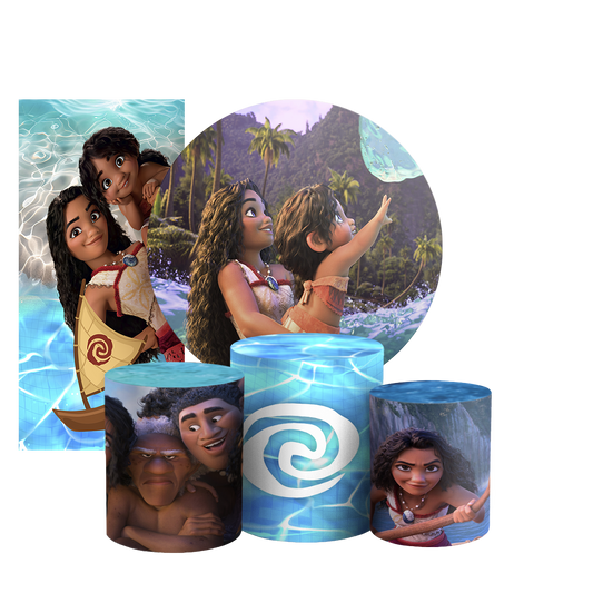 Arte Digital Painel de Festa - Moana 803865