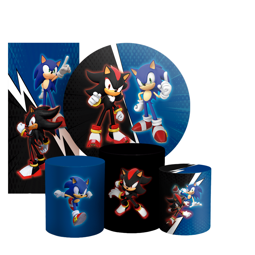 Arte Digital Painel de Festa - Sonic Shadow 803896