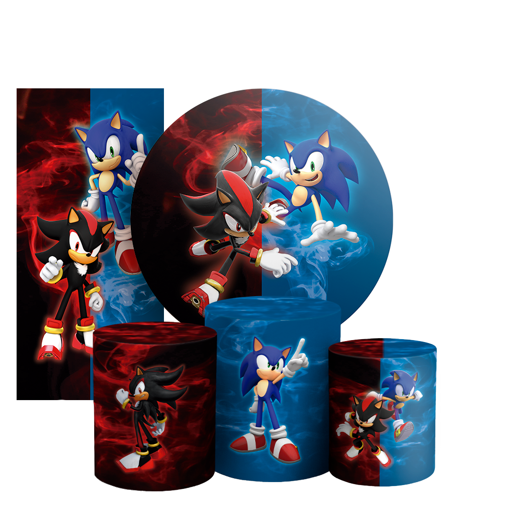 Arte Digital Painel de Festa - Sonic Shadow 803897