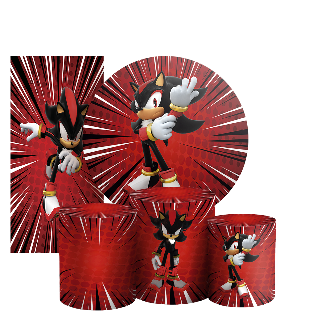 Arte Digital Painel de Festa - Sonic Shadow 803943