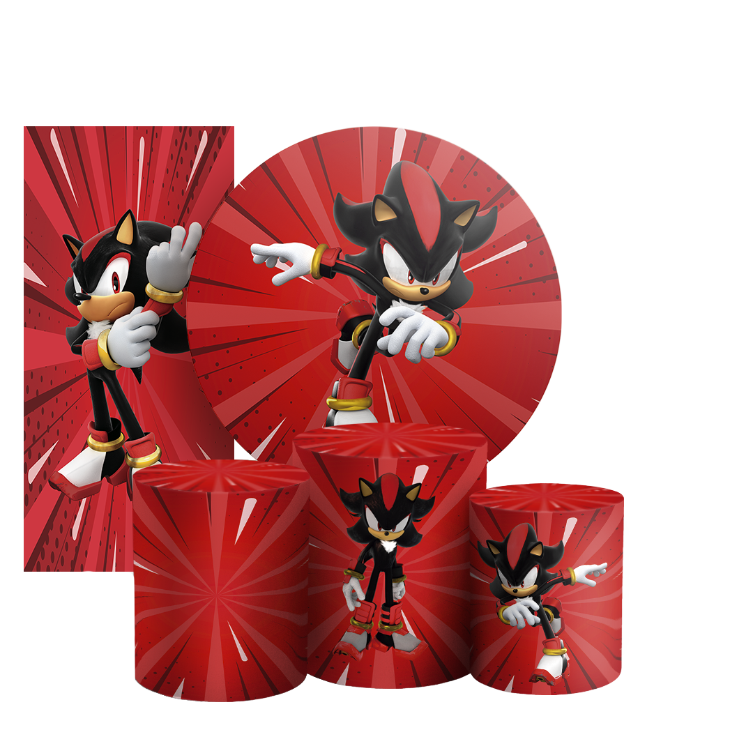 Arte Digital Painel de Festa - Sonic Shadow 803945
