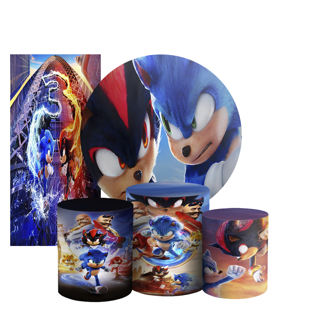 Arte Digital Painel de Festa - Sonic Shadow 803949