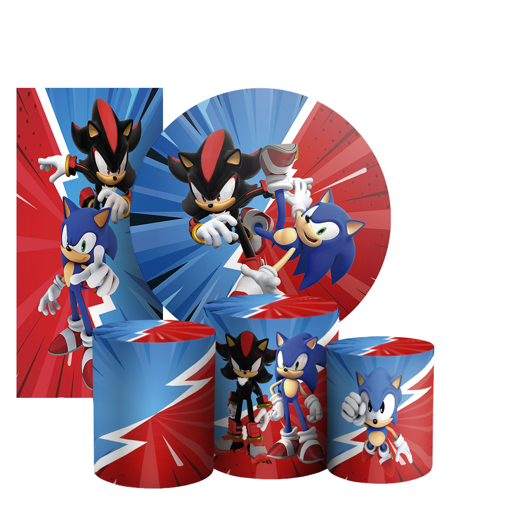 Arte Digital Painel de Festa - Sonic Shadow 803957