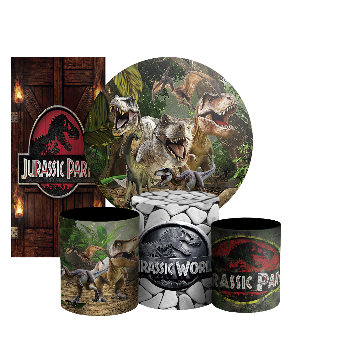 Arte Digital Painel de Festa - Dinossauro Jurassic 804007