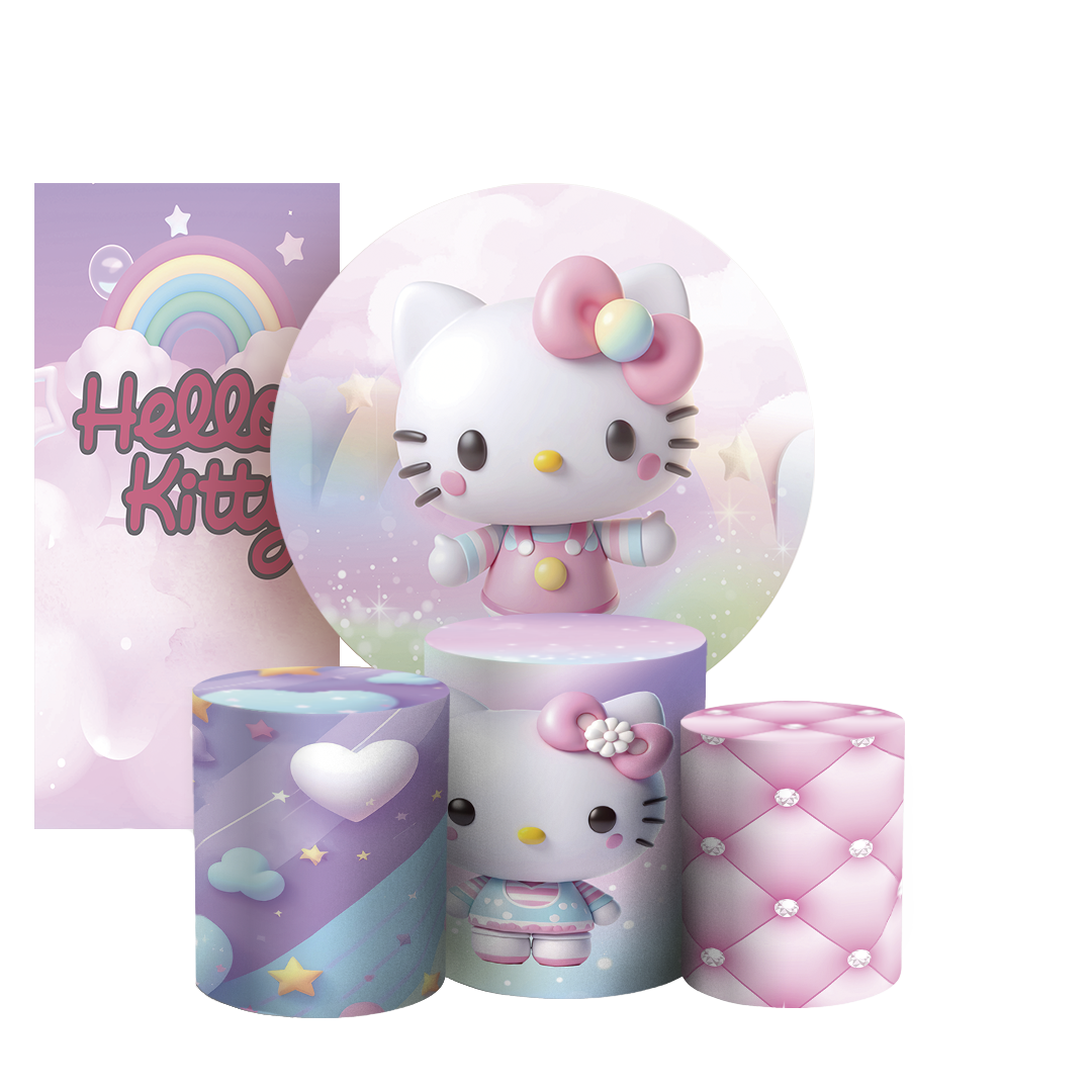 Arte Digital Painel de Festa - Hello Kitty 804009