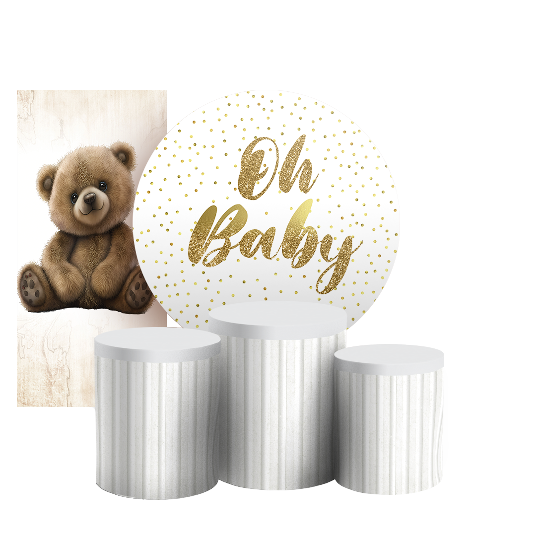 Arte Digital Painel de Festa - Oh Baby 804021