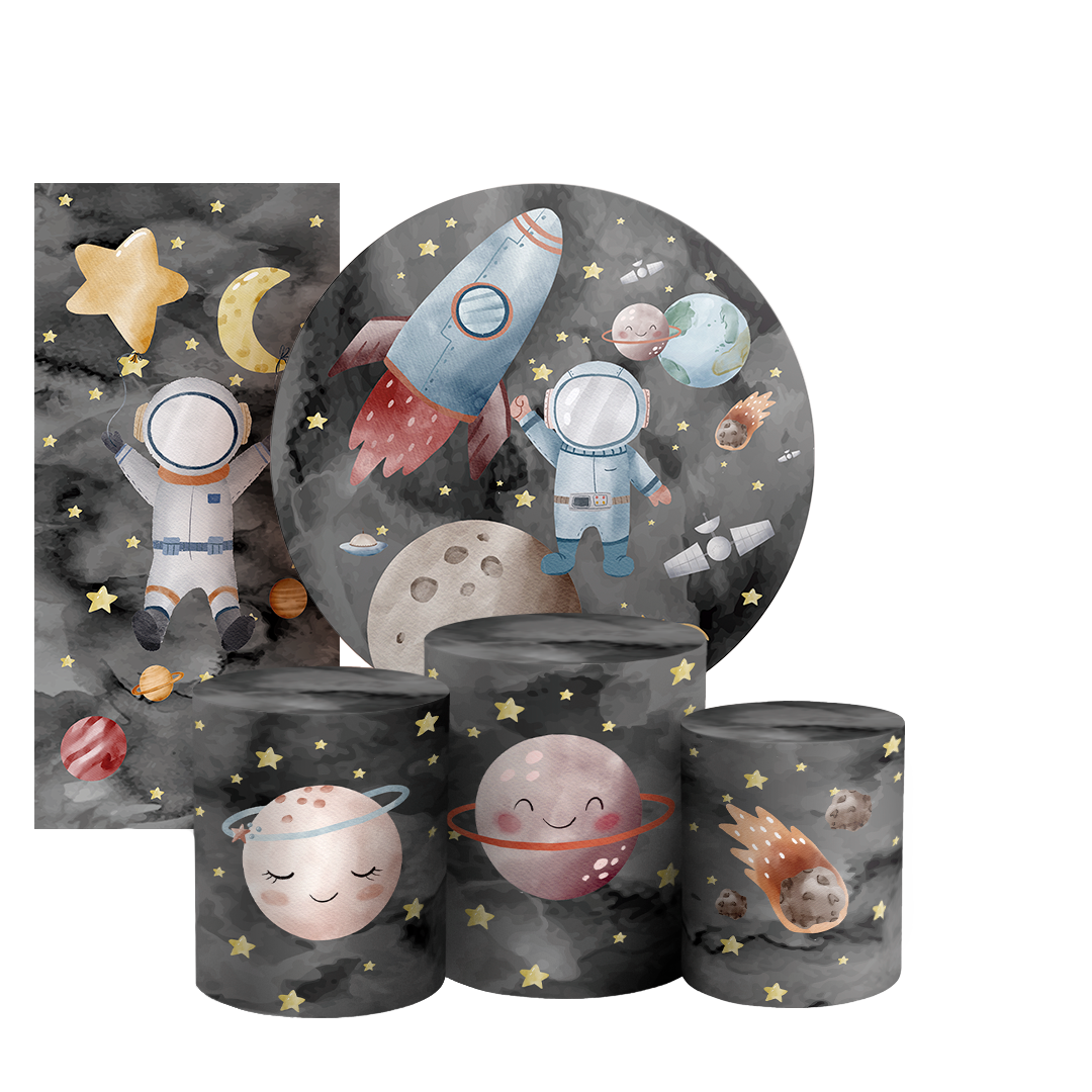 Arte Digital Painel de Festa - Astronauta 804044