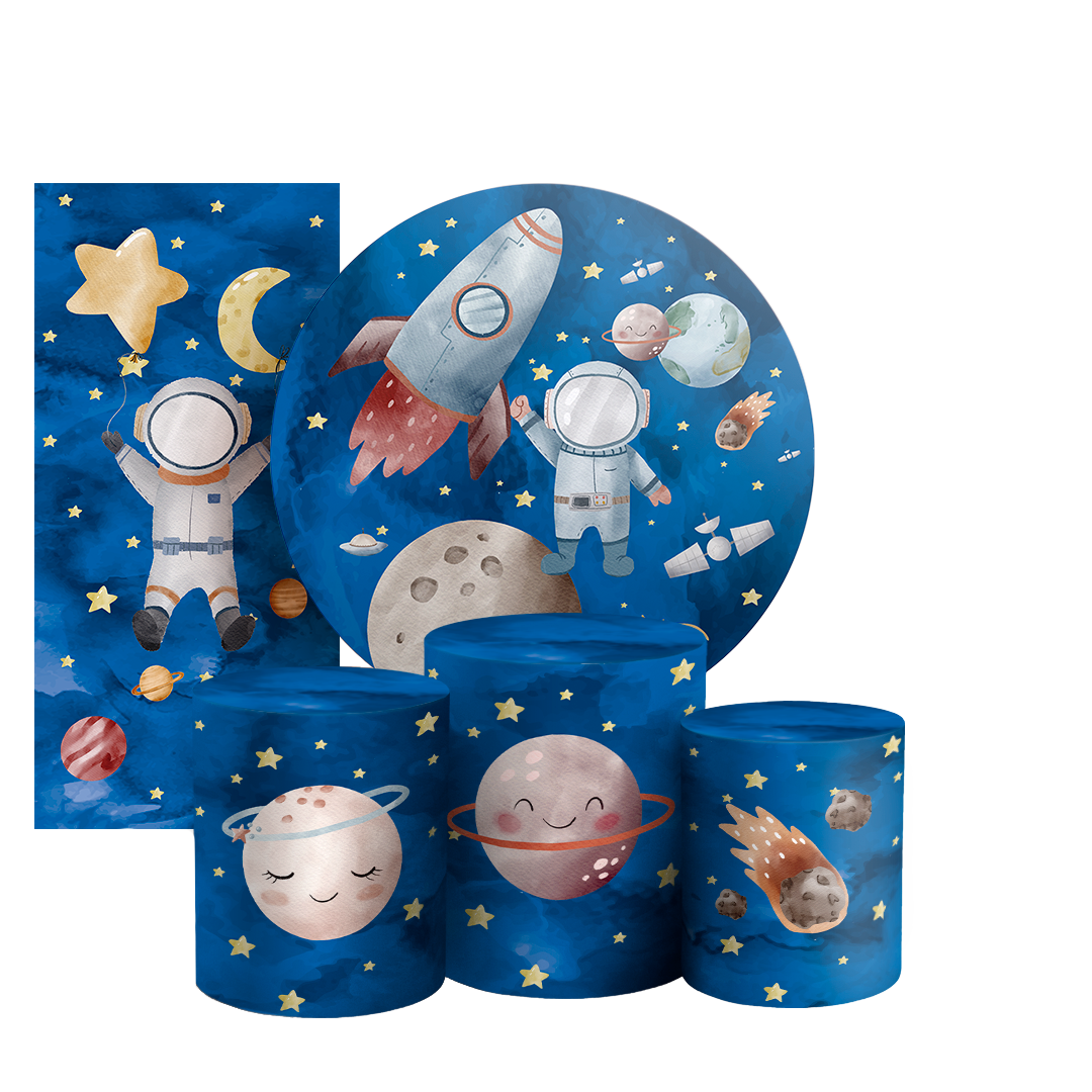 Arte Digital Painel de Festa - Astronauta 804045