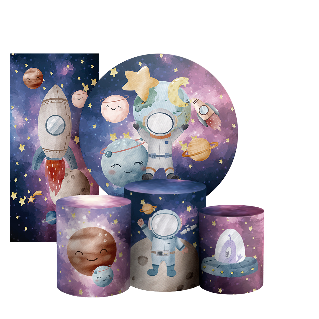 Arte Digital Painel de Festa - Astronauta 804048