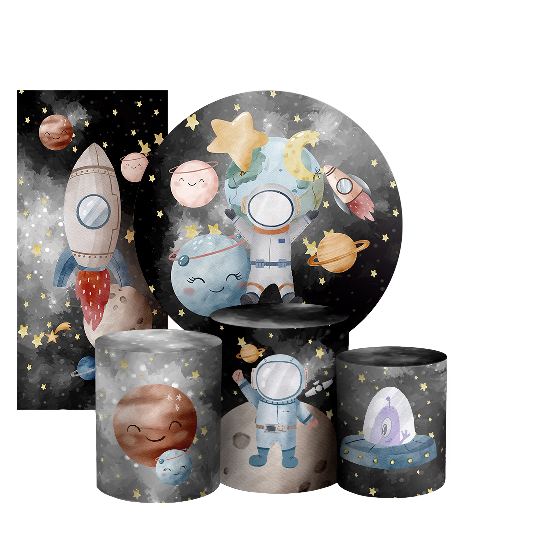 Arte Digital Painel de Festa - Astronauta 804049