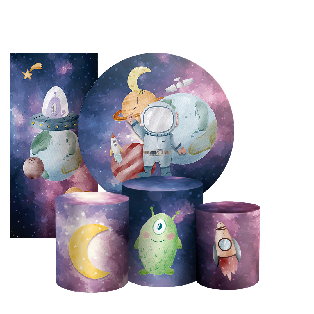 Arte Digital Painel de Festa - Astronauta 804052