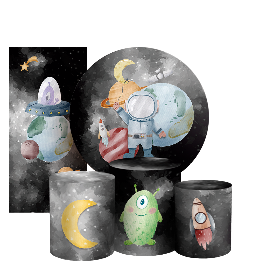 Arte Digital Painel de Festa - Astronauta 804053
