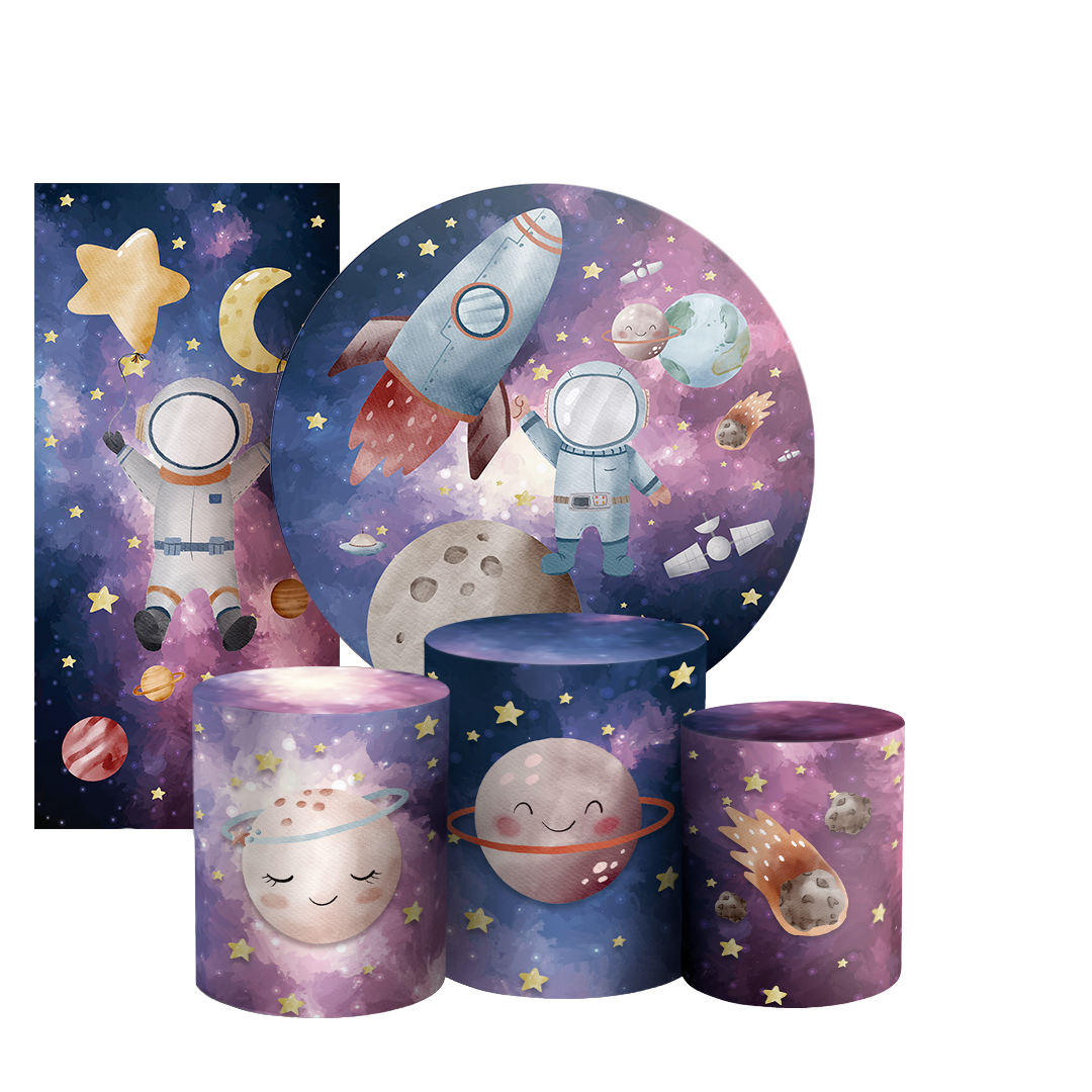 Arte Digital Painel de Festa - Astronauta 804054