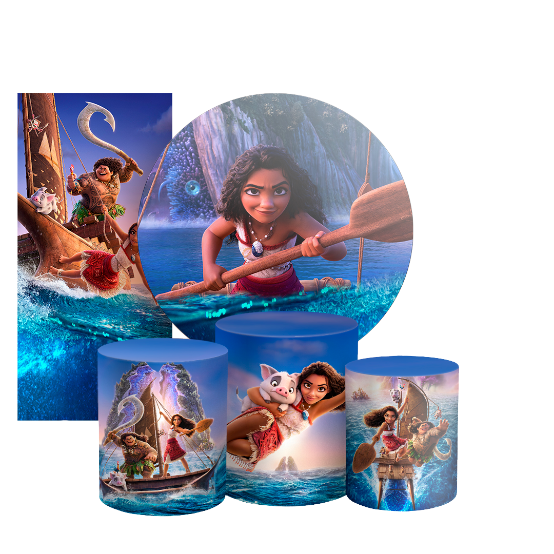 Arte Digital Painel de Festa - Moana 804059