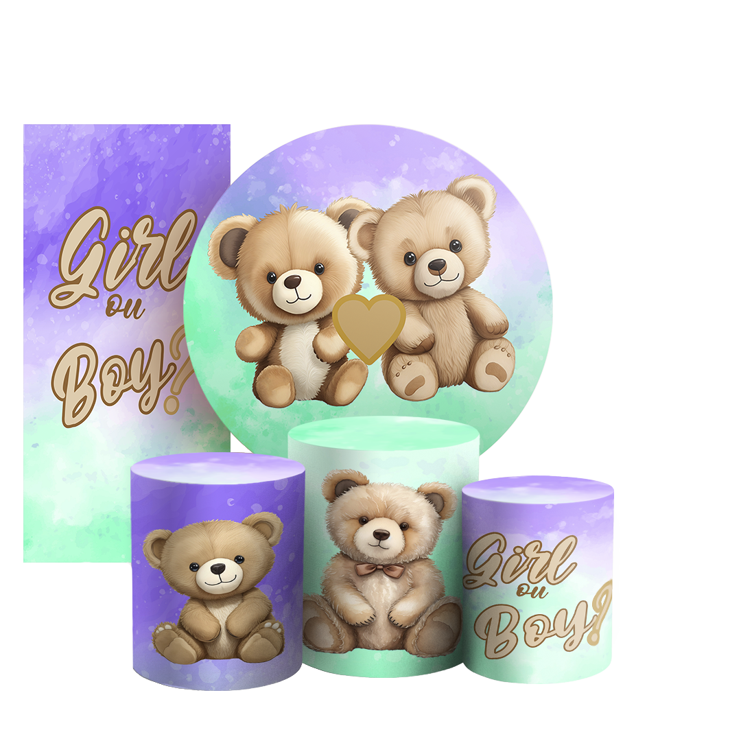 Arte Digital Painel de Festa - Chá Revelação 804107