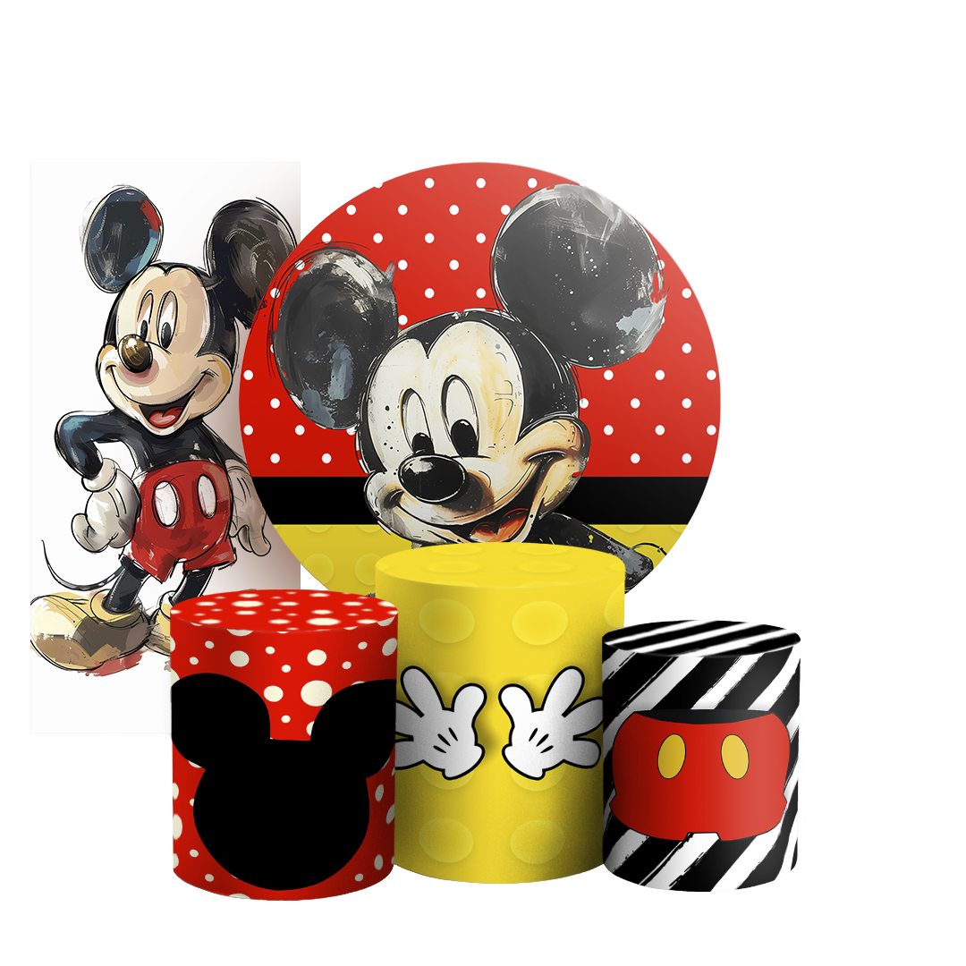 Arte Digital Painel de Festa - Mickey 804122