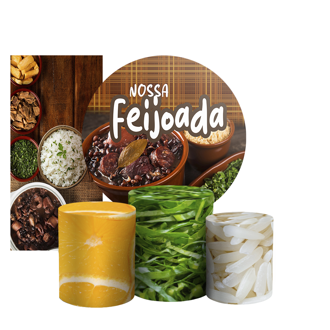 Arte Digital Painel de Festa - Feijoada 804250
