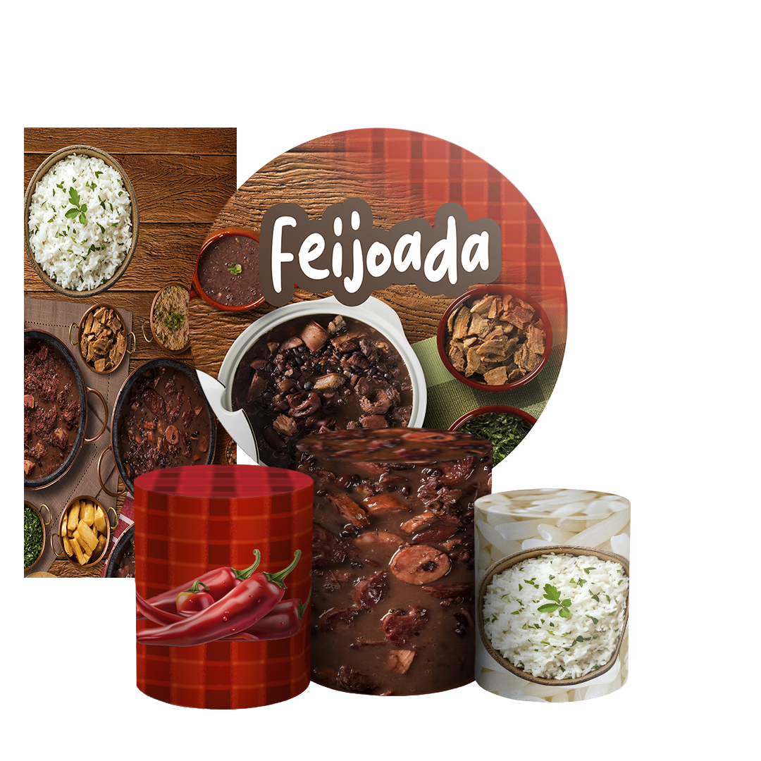 Arte Digital Painel de Festa - Feijoada 804251