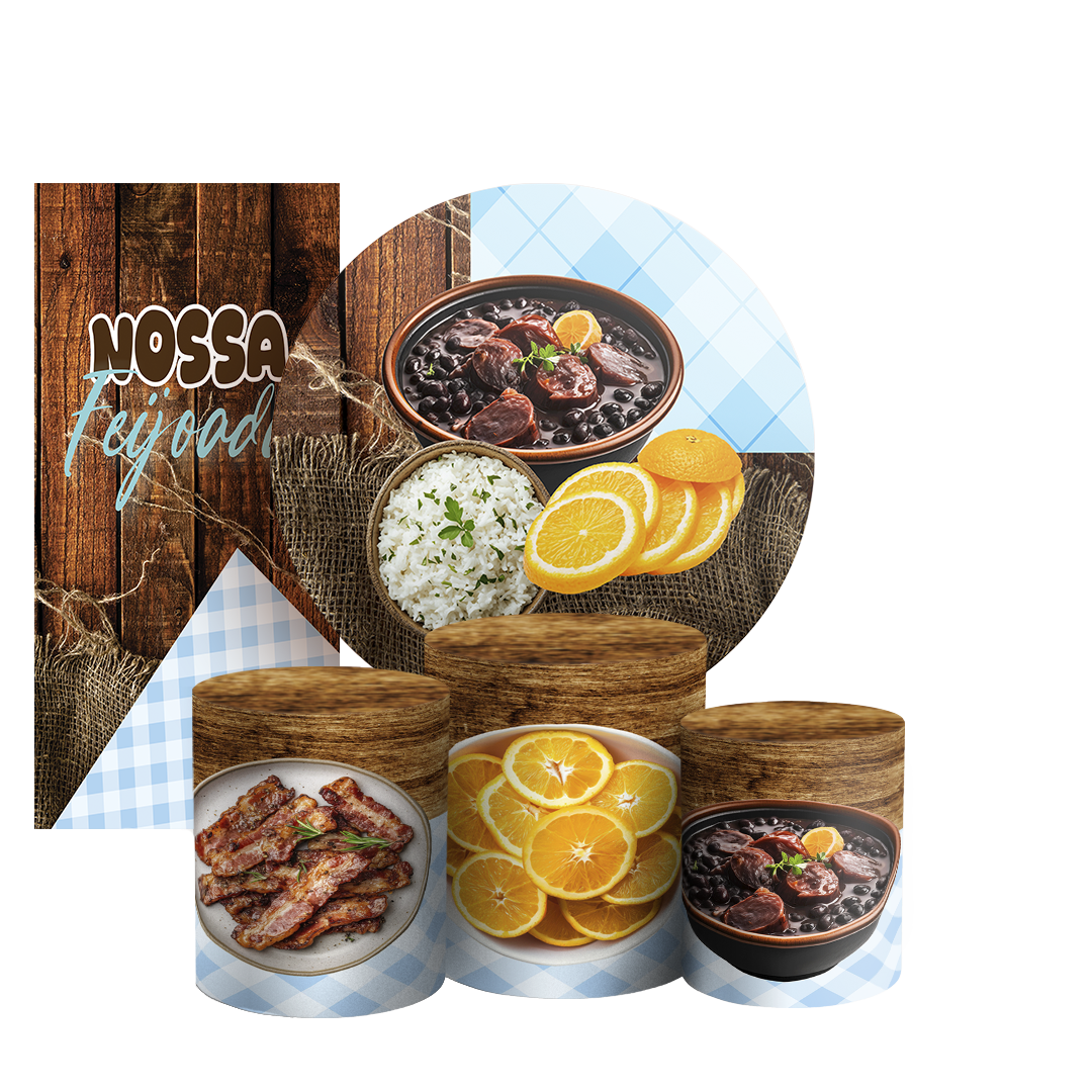 Arte Digital Painel de Festa - Feijoada 804252
