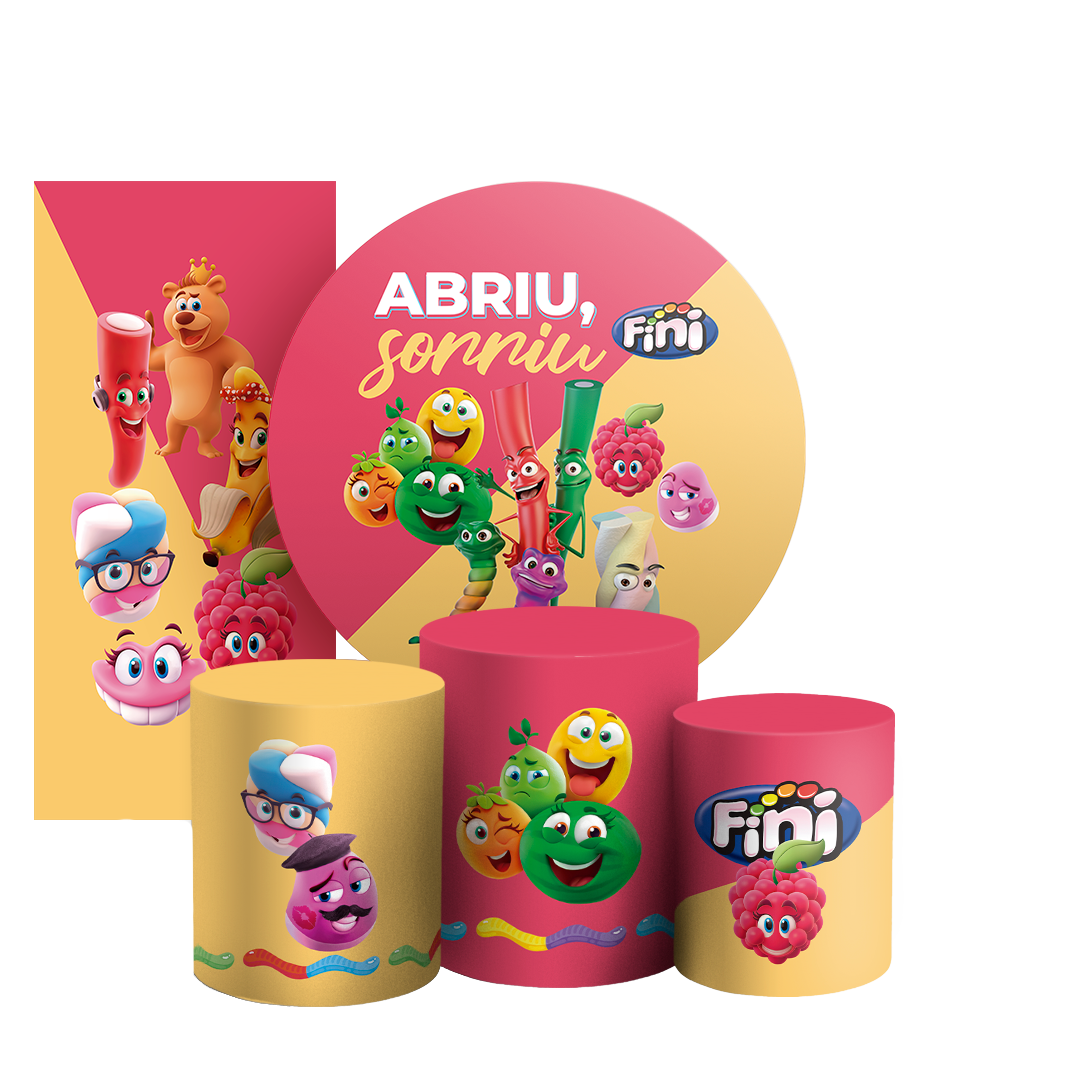 Arte Digital Painel de Festa - Doces Fini 804276