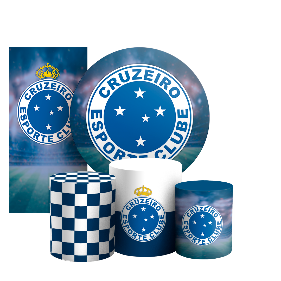 Arte Digital Painel de Festa - Time Cruzeiro 804296