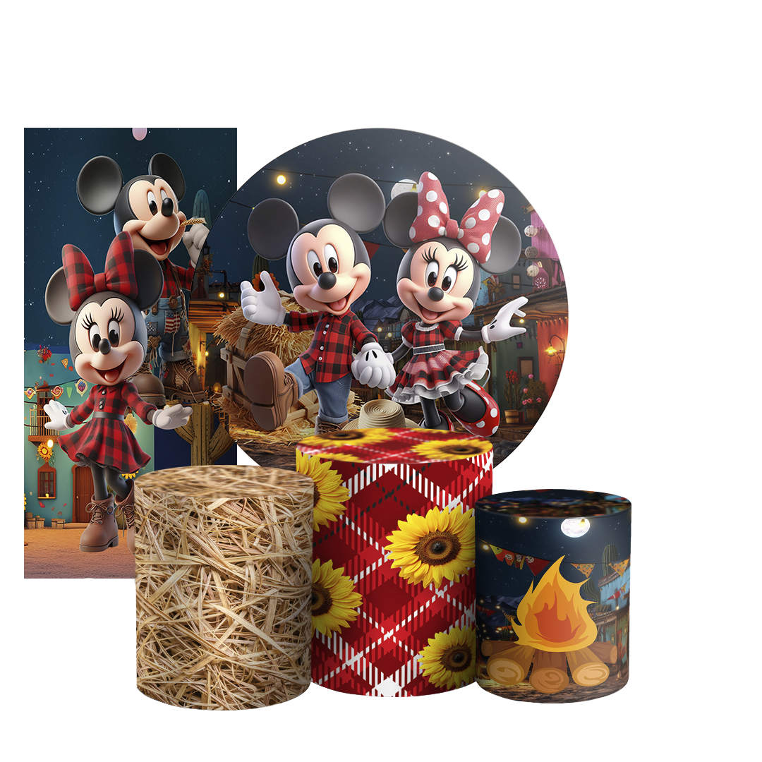 Arte Digital Painel de Festa - Minnie Fazendinha 804495