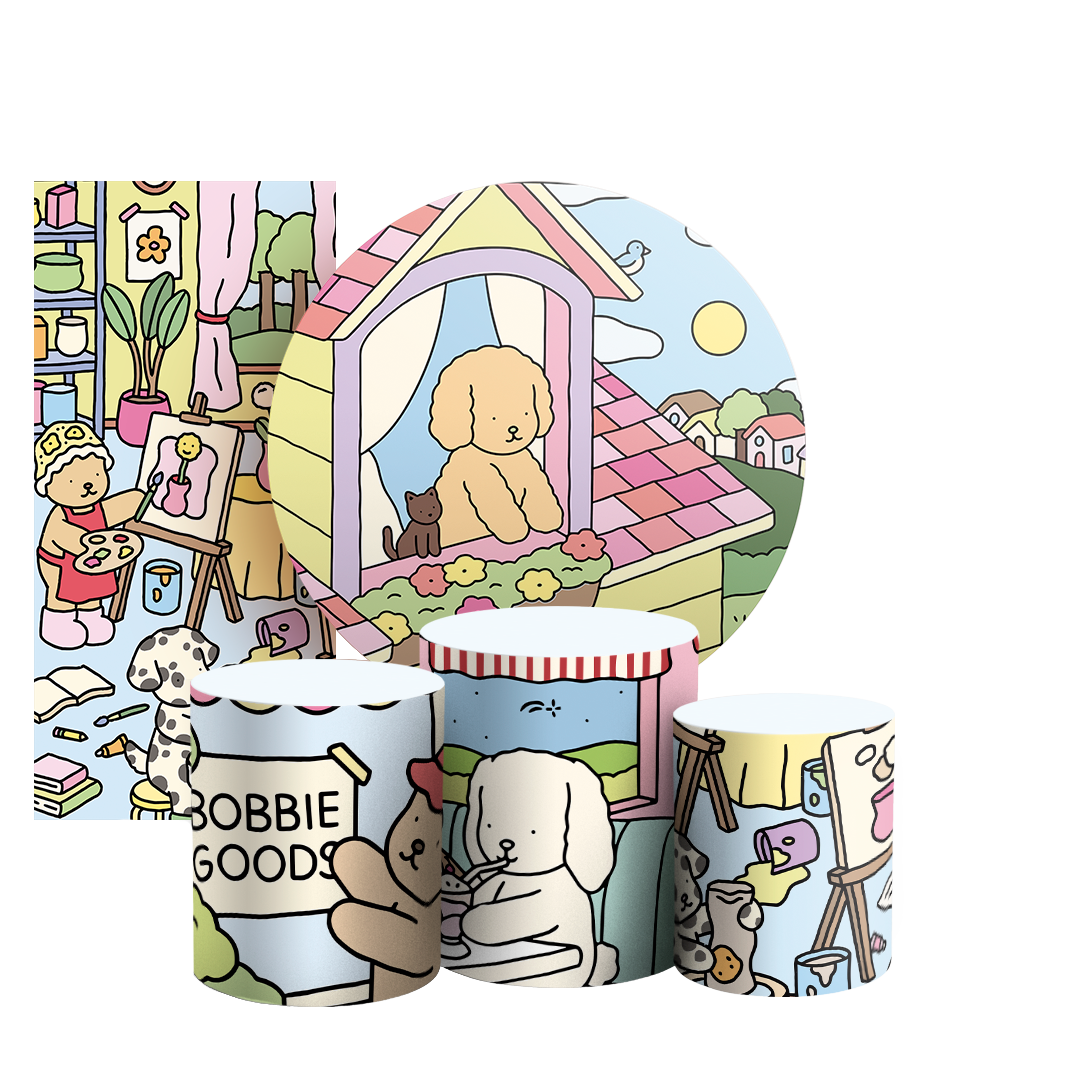 Arte Digital Painel de Festa - Bobbie Goods 804527