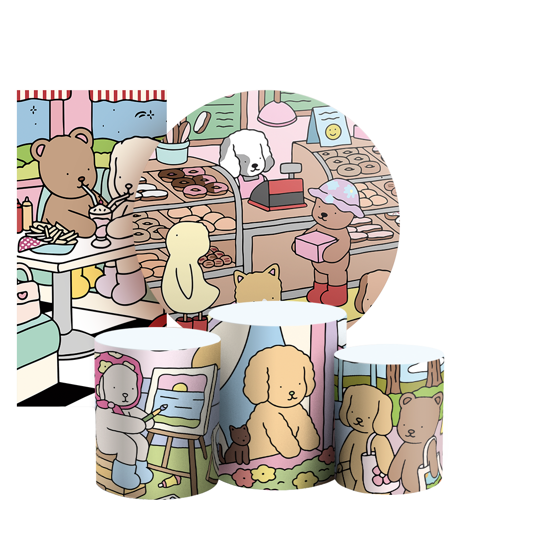 Arte Digital Painel de Festa - Bobbie Goods 804529