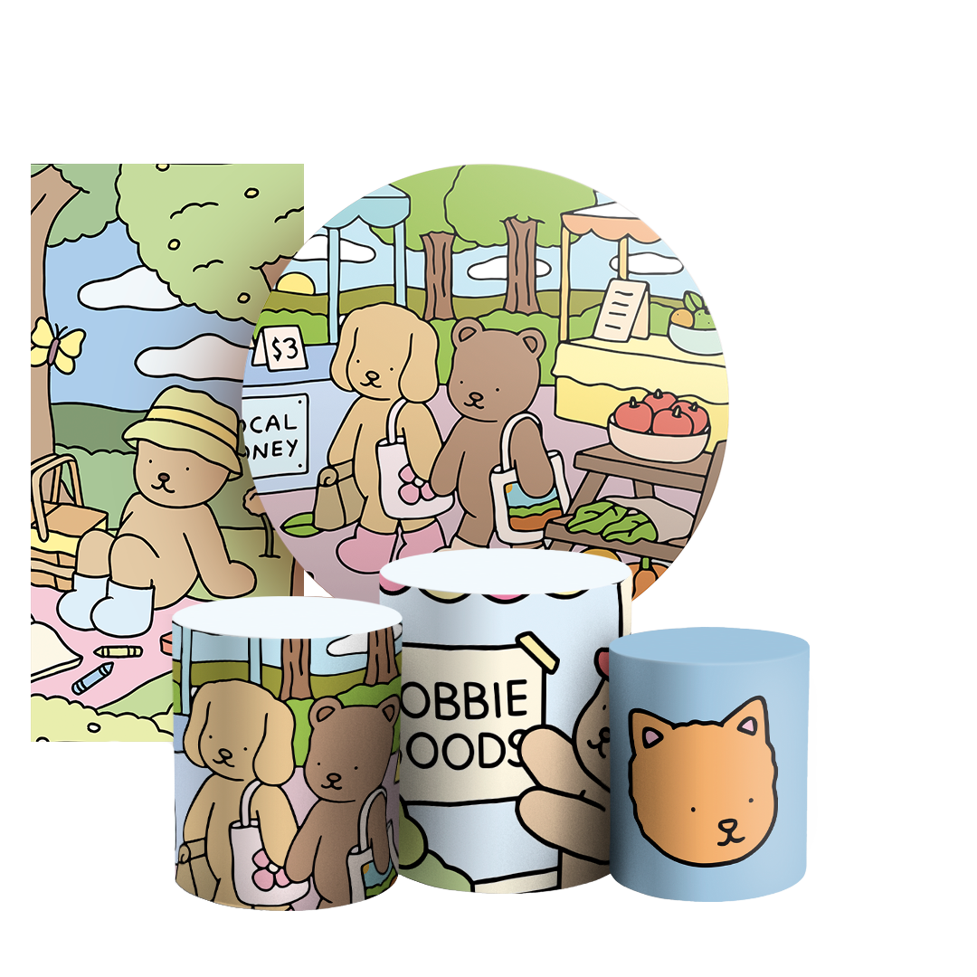 Arte Digital Painel de Festa - Bobbie Goods 804531