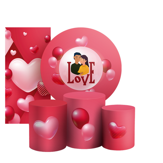 Arte Digital Painel de Festa - Namorados 804700