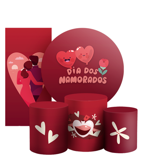 Arte Digital Painel de Festa - Namorados 804704