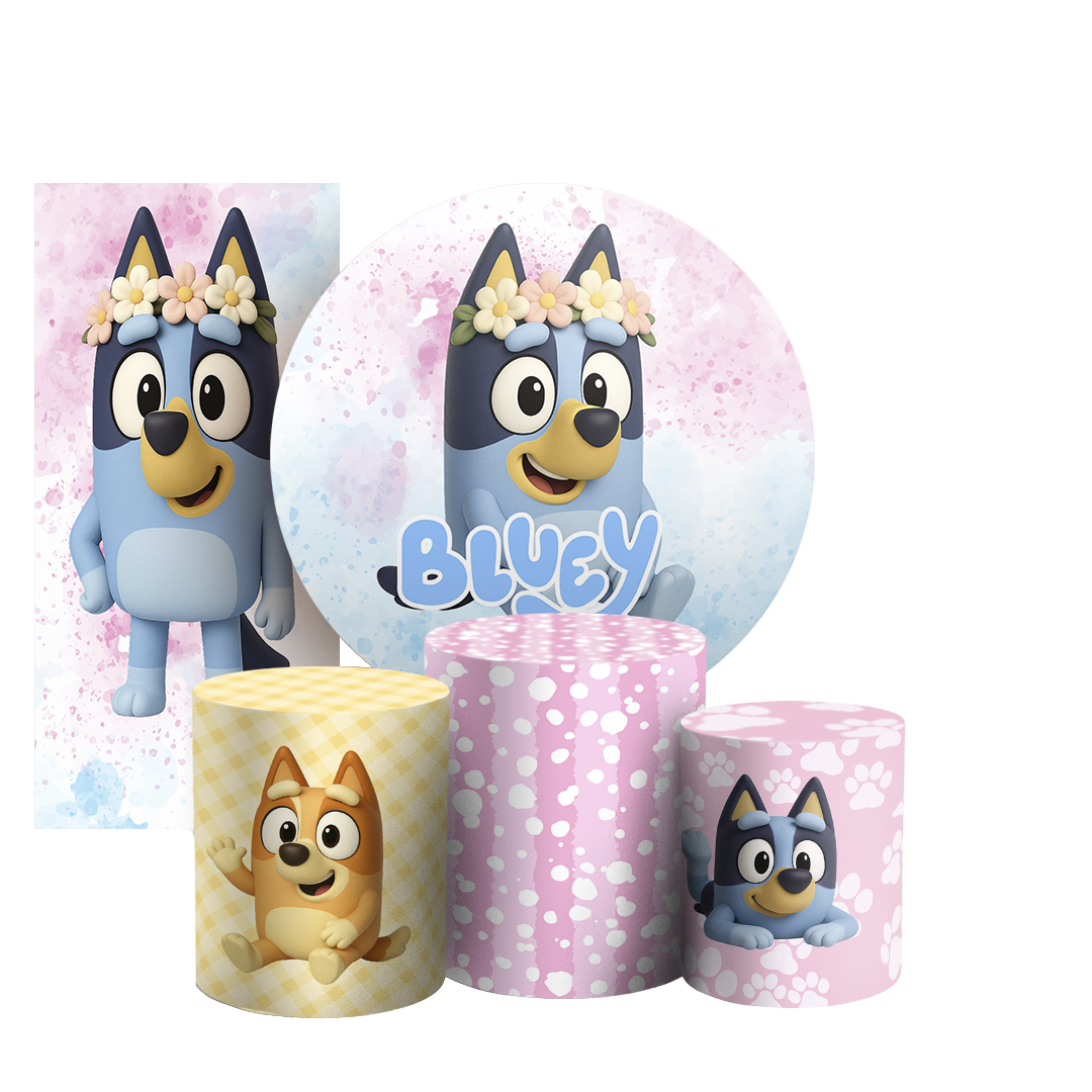 Arte Digital Painel de Festa - Bluey 804720